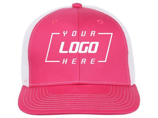Crowns By Lids Slam Dunk Trucker Cap - Pink/White