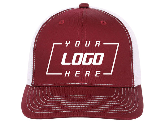 Crowns By Lids Slam Dunk Trucker Cap - Cardinal Red/White