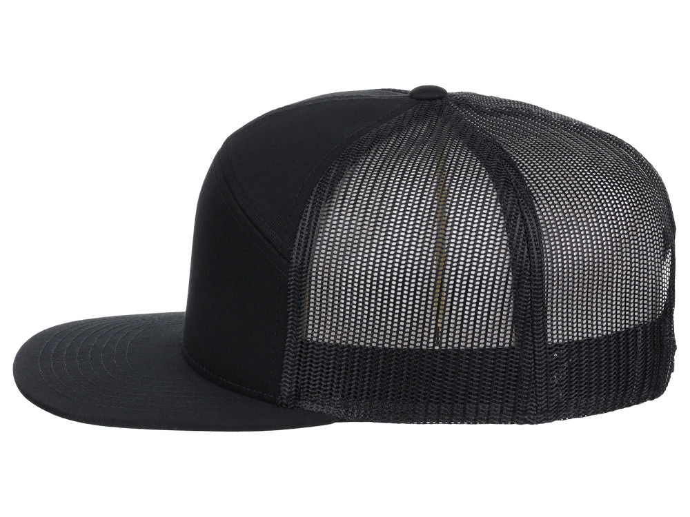 Richardson 168 7 Panel Trucker - Black