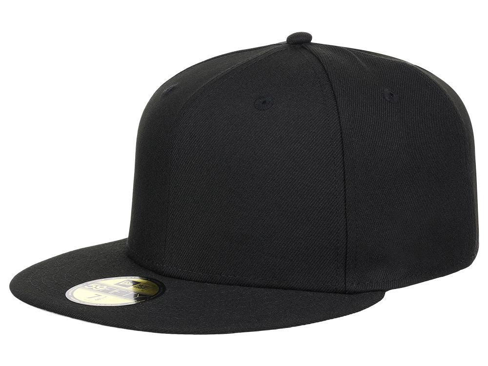 New Era Blank Custom 9FIFTY Adjustable Snapback Cap Black/Grey UV