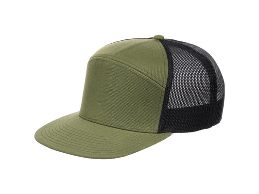 Crowns by Lids Birdie 7-Panel Trucker - Olive/Black