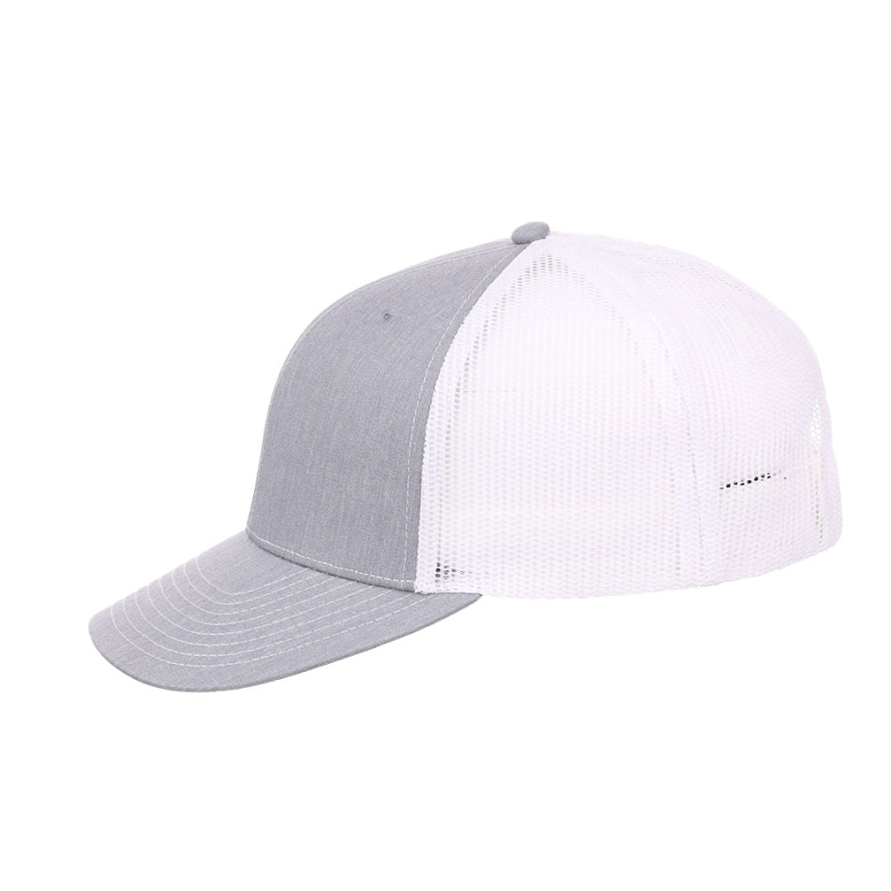 Crowns By Lids Slam Dunk Trucker Cap - Heather Grey/White