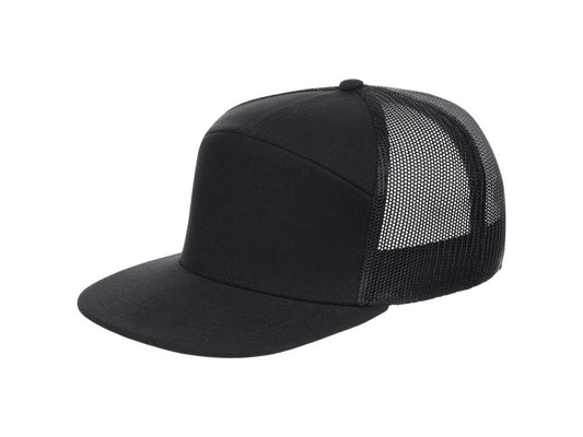 Crowns by Lids Birdie 7-Panel Trucker - Black