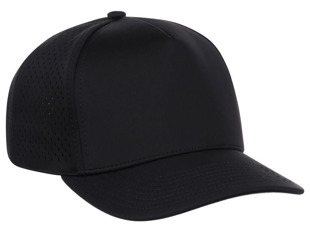 Crowns By Lids Tee Box 5-Panel Tech Cap - Black