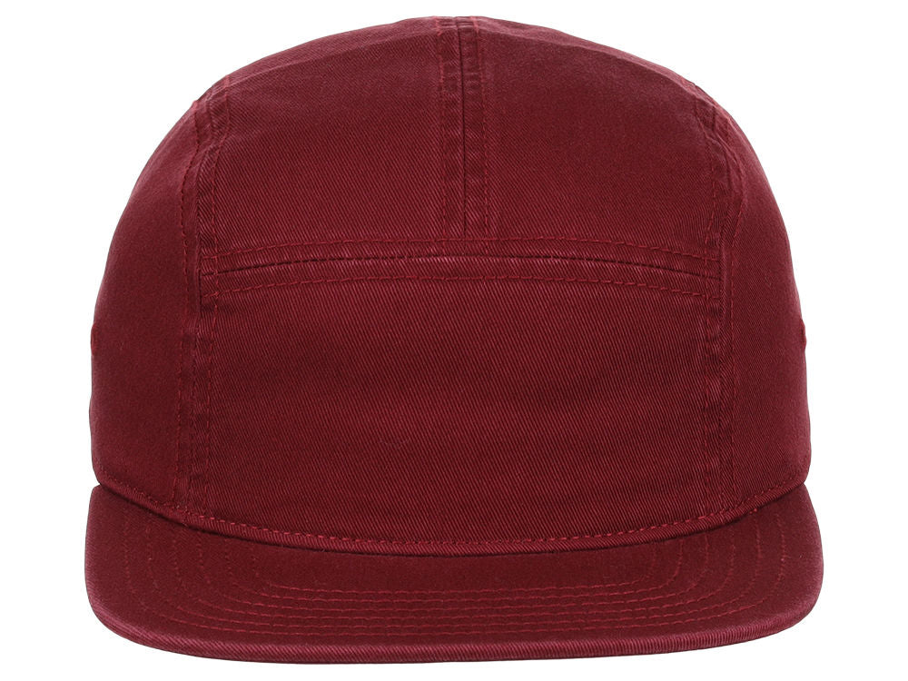 Crowns By Lids Camper 5-Panel Hat - Burgundy