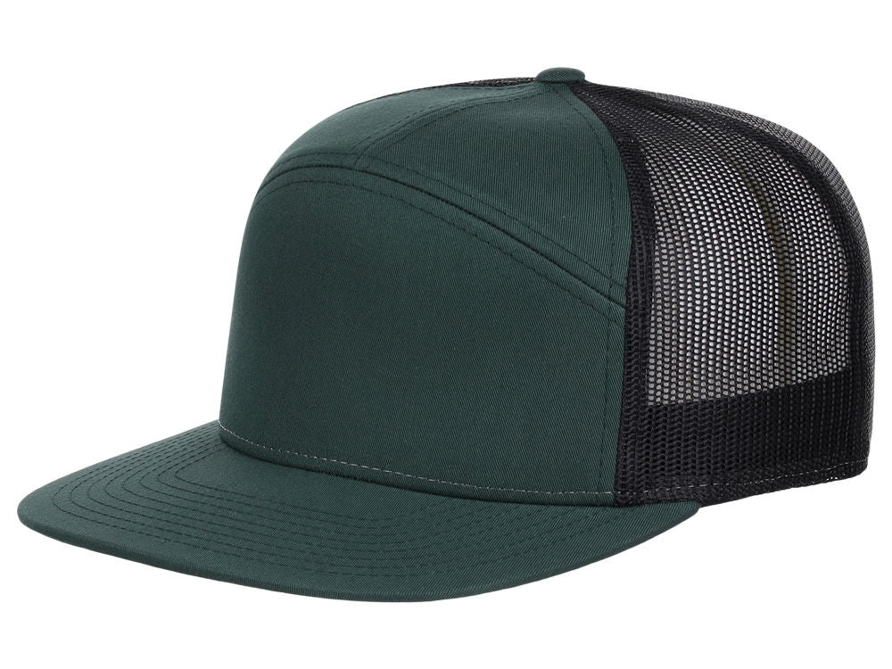 Richardson 168 Panel Trucker Dark Green/Black - Main Image