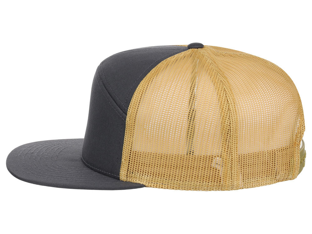 Richardson 168 7 Panel Trucker - Charcoal/Gold