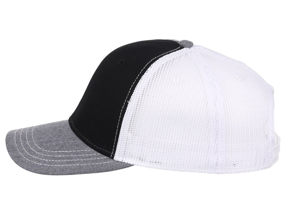 Atlantis Sonic Trucker Cap - Black/Grey/White