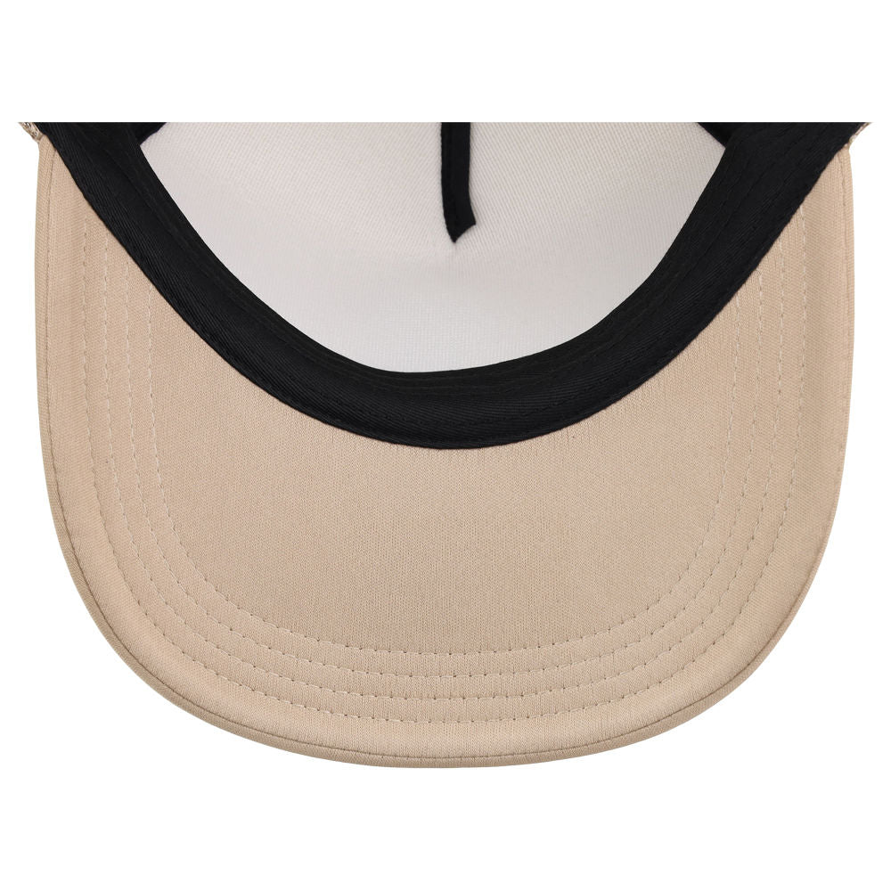 Crowns By Lids Screen Foam Trucker Cap - Tan/Tan