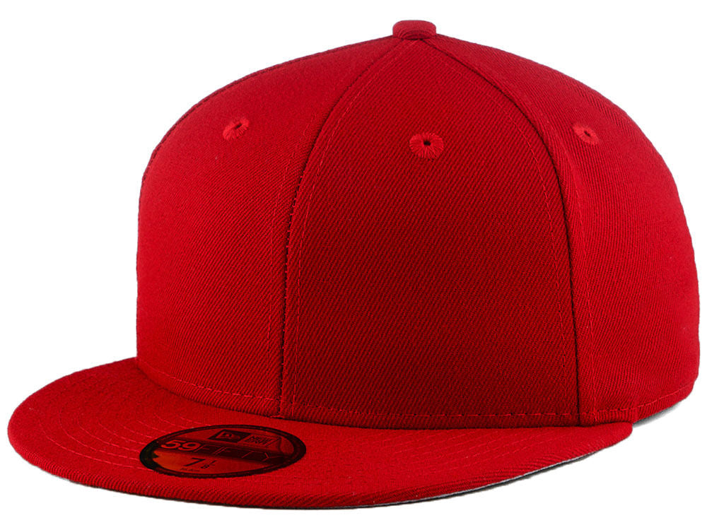 New Era 59FIFTY Logo Fitted Hat | Black/Red