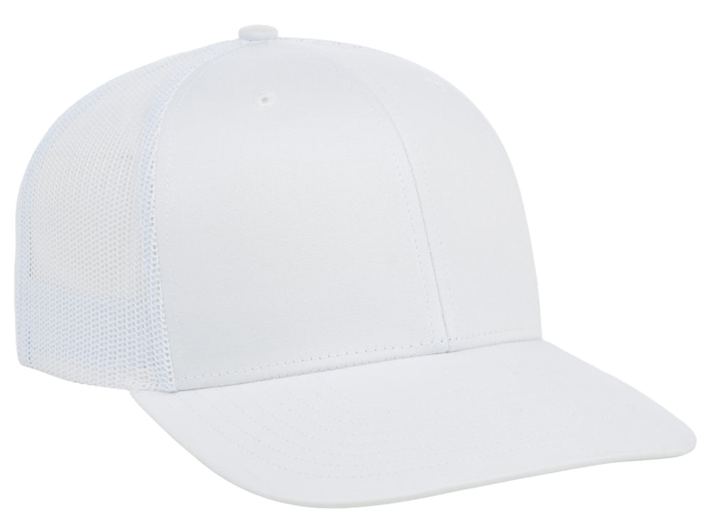 Richardson 112 Trucker - White/White