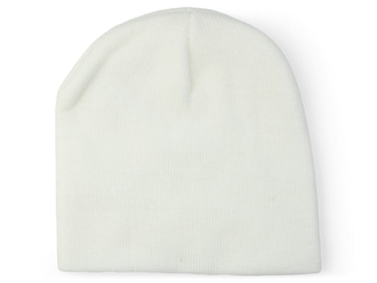 Solid Non Cuff Knit - White