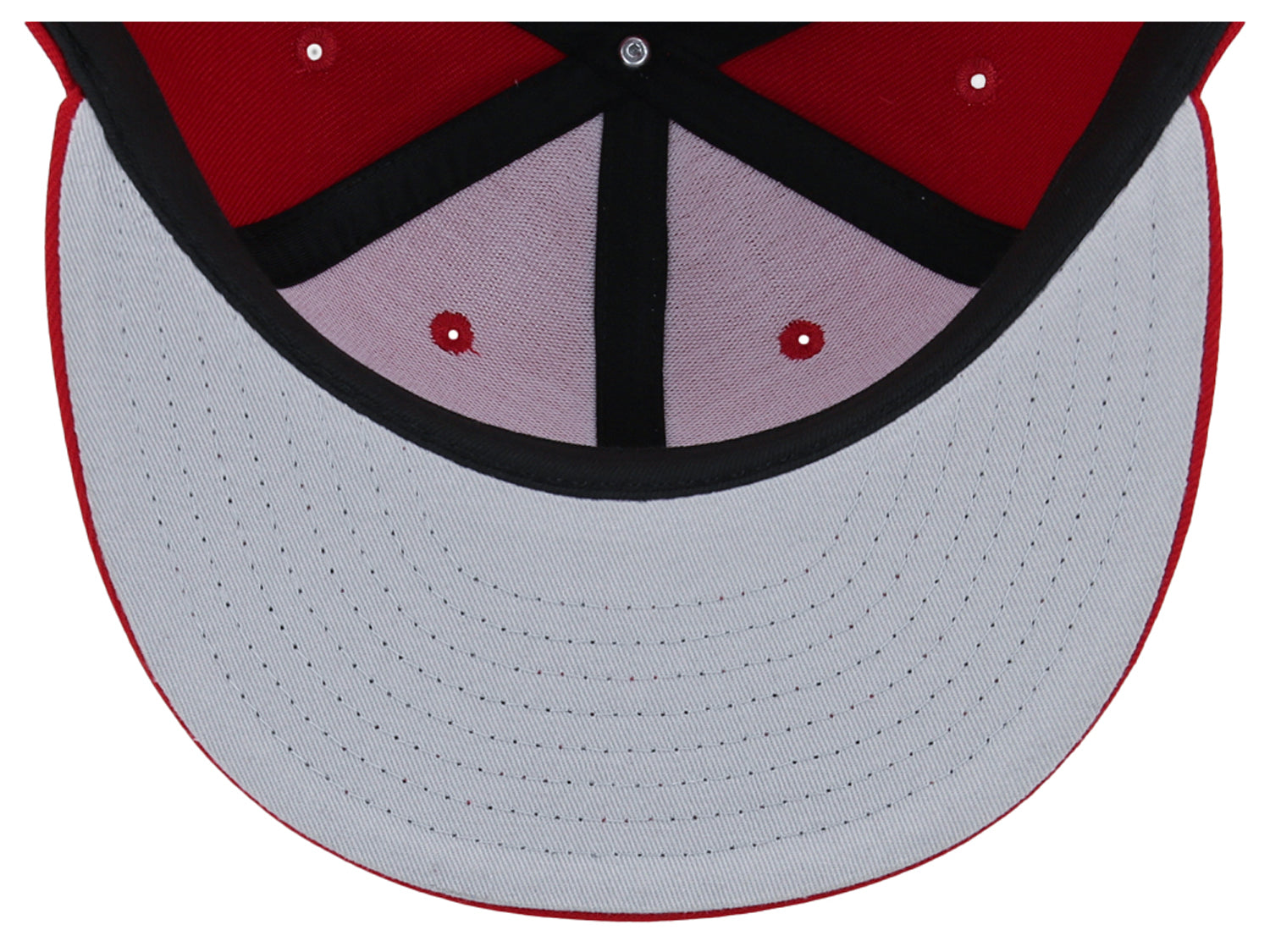 Crowns By Lids Dime Snapback Cap - Red