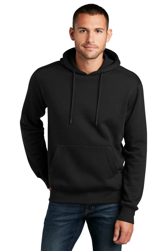 District Perfect Weight Fleece Unisex Hoodie - Jet Black