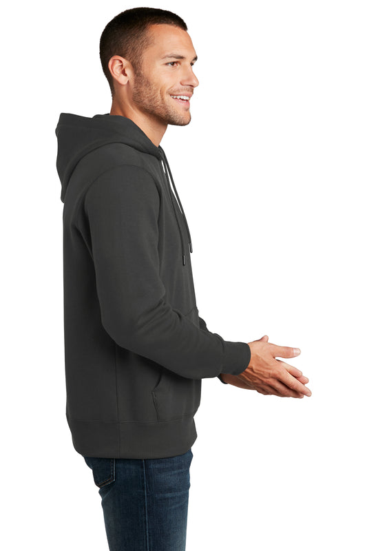 District Perfect Weight Fleece Unisex Hoodie - Charcoal