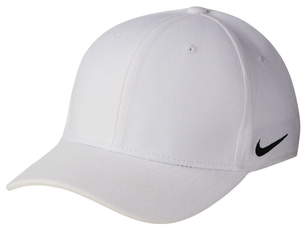 Youth Girls Nike White Cap Pink Swoosh Youth Size 4-6X Adjustable Hat