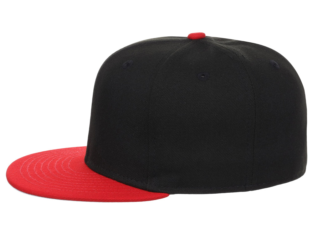 Crowns By Lids Full Court Fitted Cap - Black/Red