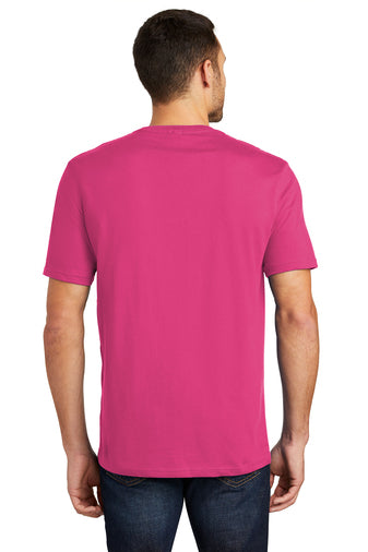 District Perfect Weight Unisex Tee - Dark Fuchsia