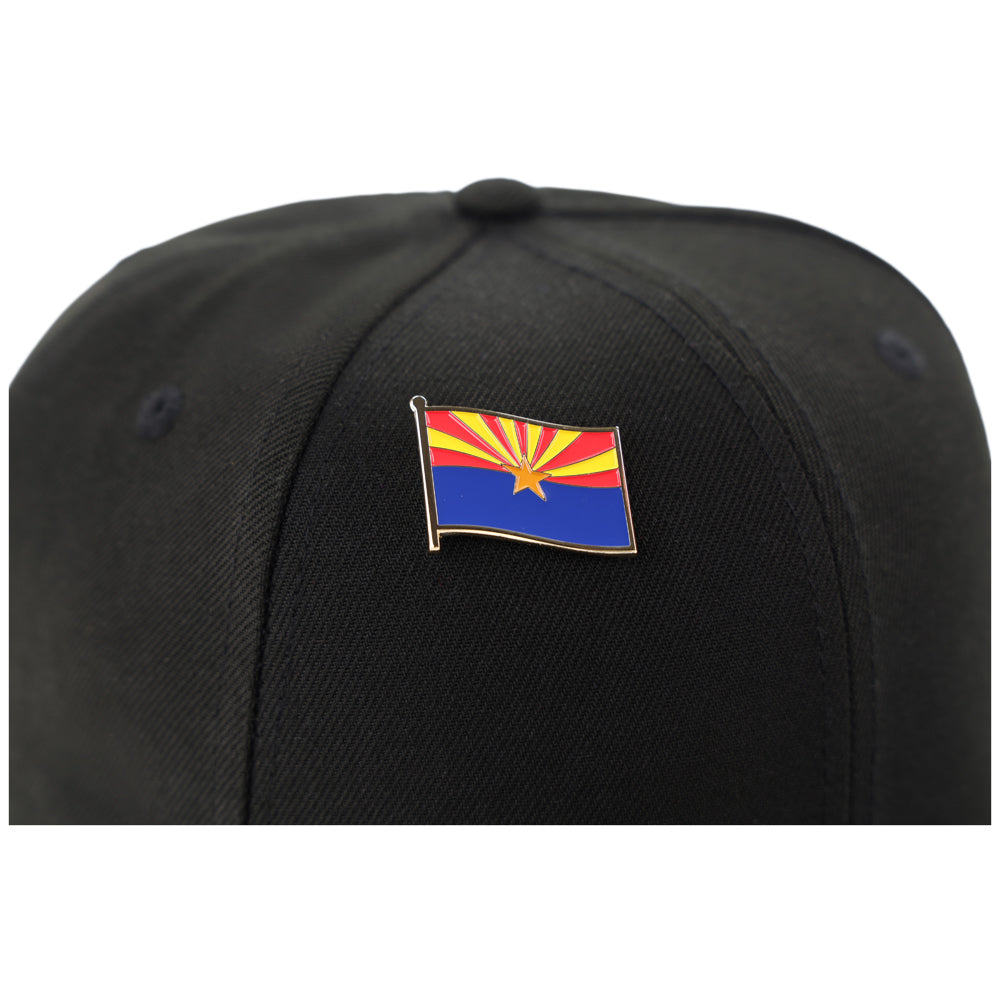 Arizona State Flag Hat Pin