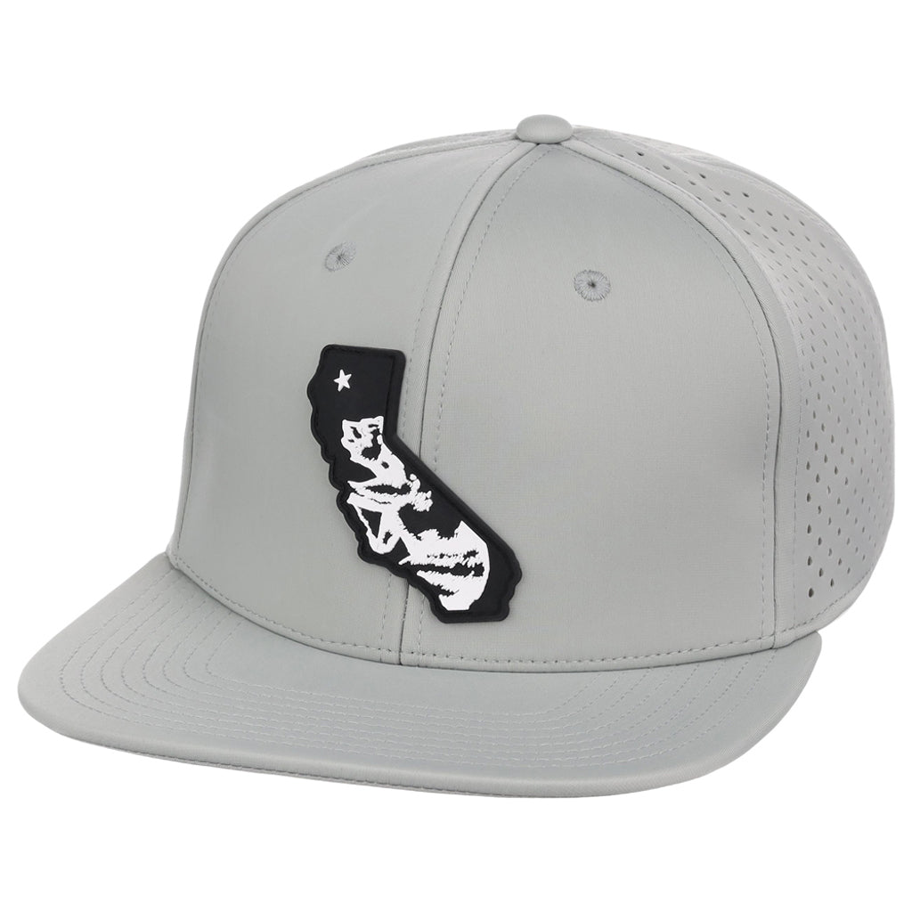 Local Crowns California Performance Flat Bill - Grey
