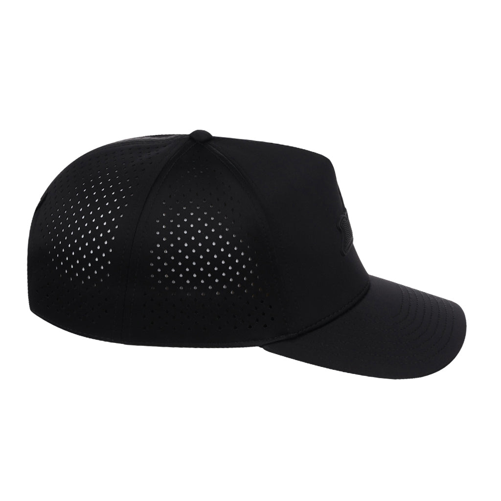 Local Crowns New York All Black Tech Cap - Black