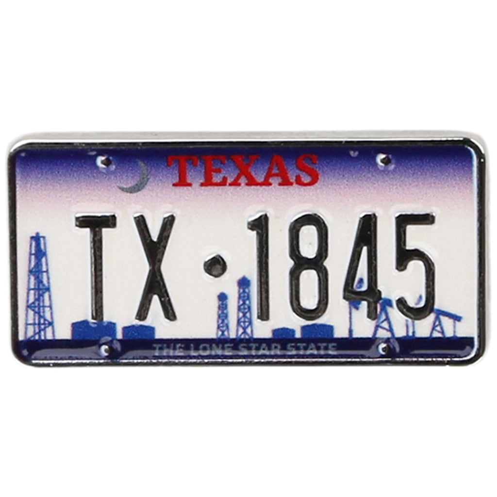 Texas License Plate Pin