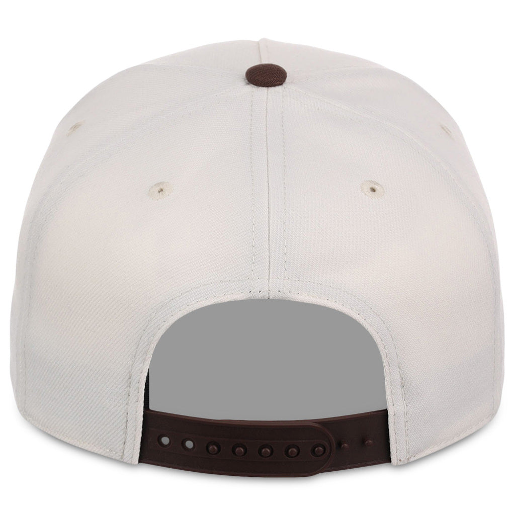 Crowns By Lids Hook Shot 2-Tone A-Frame Cap - Ivory/Brown