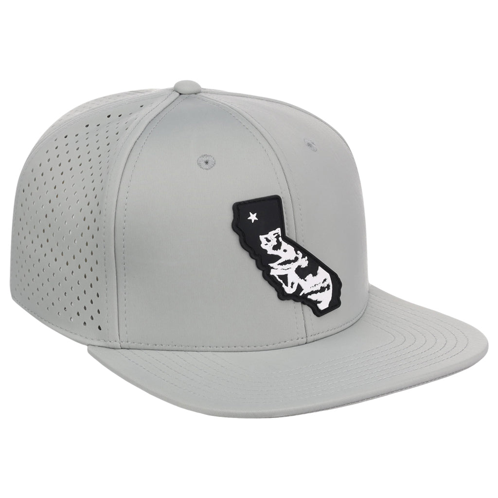Local Crowns California Performance Flat Bill - Grey