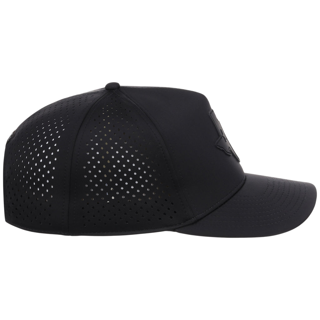 Local Crowns Texas All Black Tech Cap - Black
