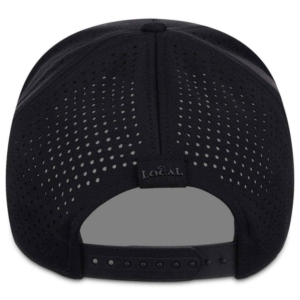 Local Crowns New York All Black Tech Cap - Black