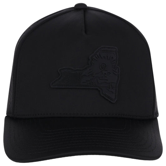 Local Crowns New York All Black Tech Cap - Black