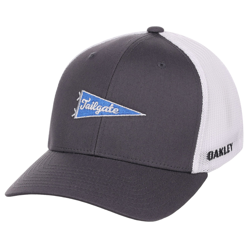 Tailgate Flag Cresting Trucker - Grey/White