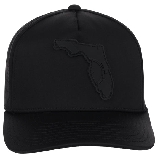 Local Crowns Florida All Black Tech Cap - Black