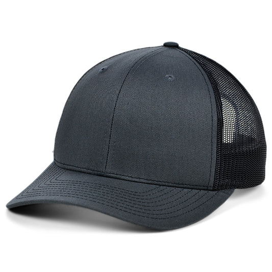 Richardson 112 Trucker - Charcoal/Black