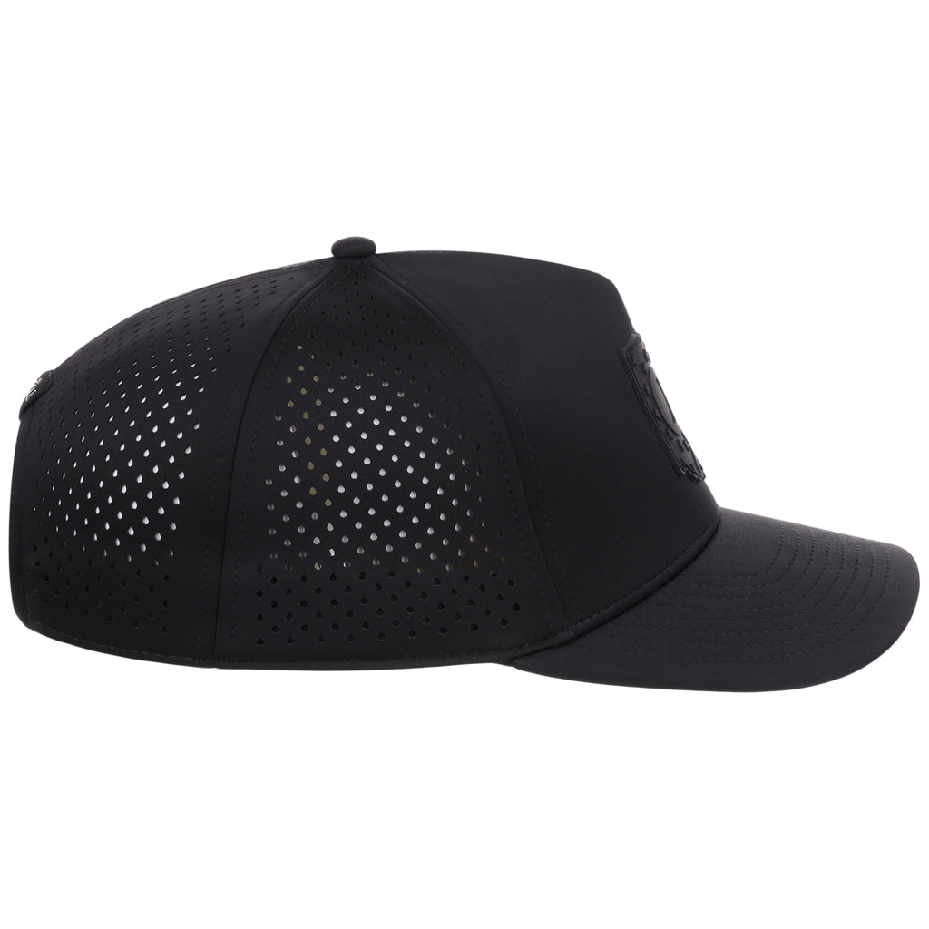 Local Crowns Ohio All Black Tech Cap - Black