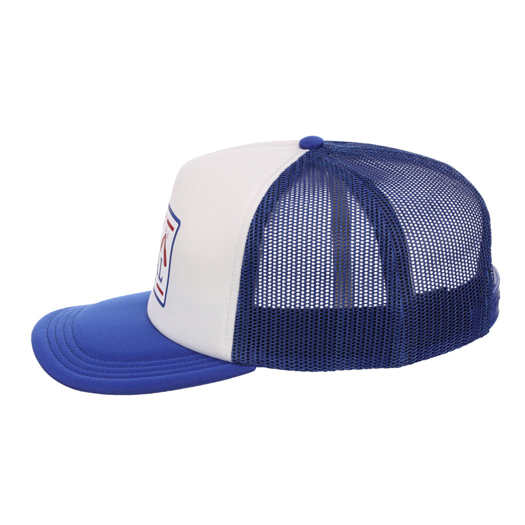 Crowns By Lids Americana Foam Trucker Cap - Drink Local
