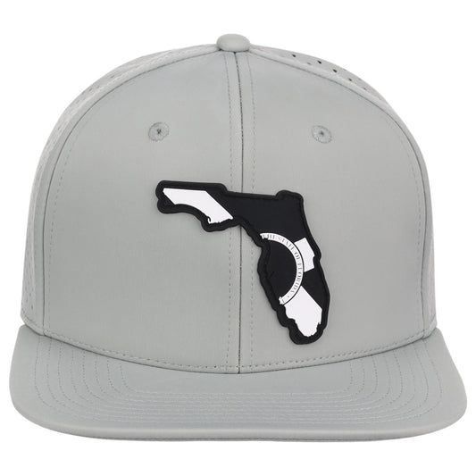 Local Crowns Florida Performance Flat Bill - Grey