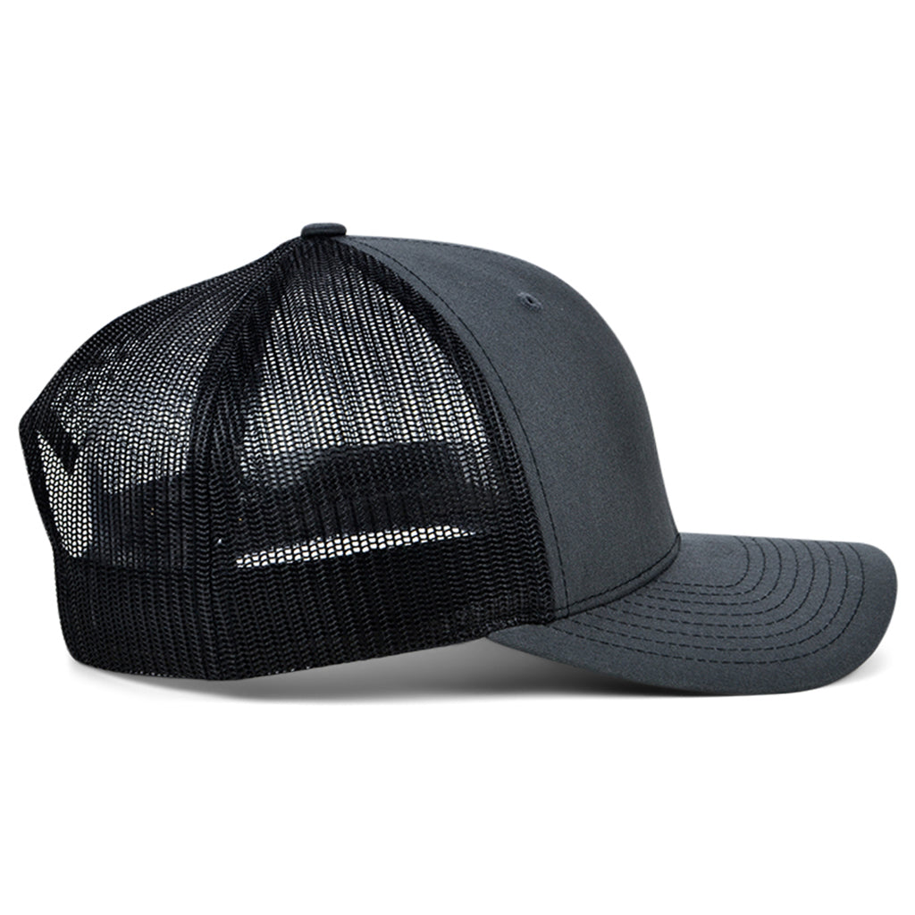 Richardson 112 Trucker - Charcoal/Black