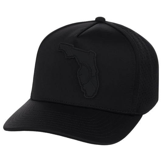 Local Crowns Florida All Black Tech Cap - Black