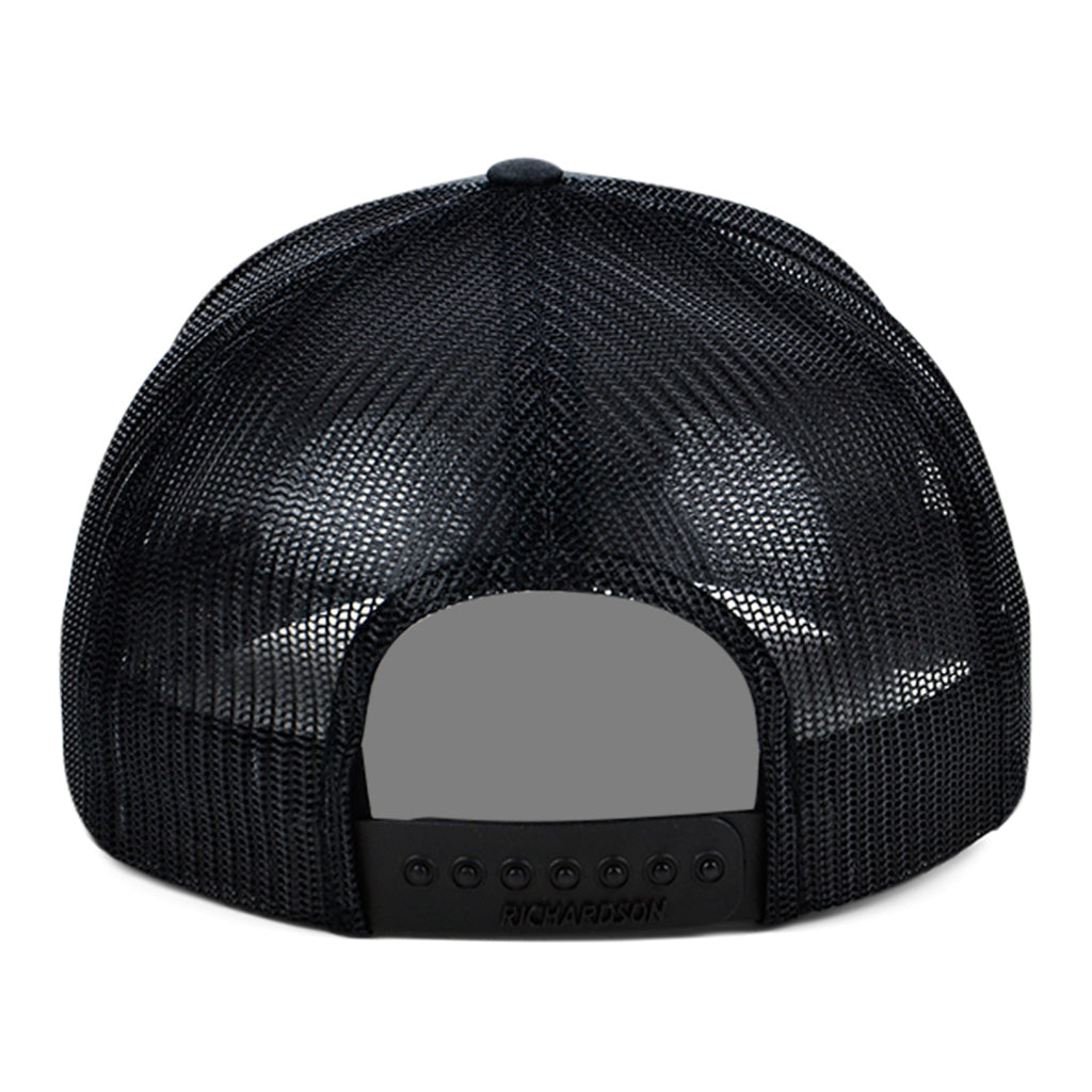 Richardson 112 Trucker - Charcoal/Black