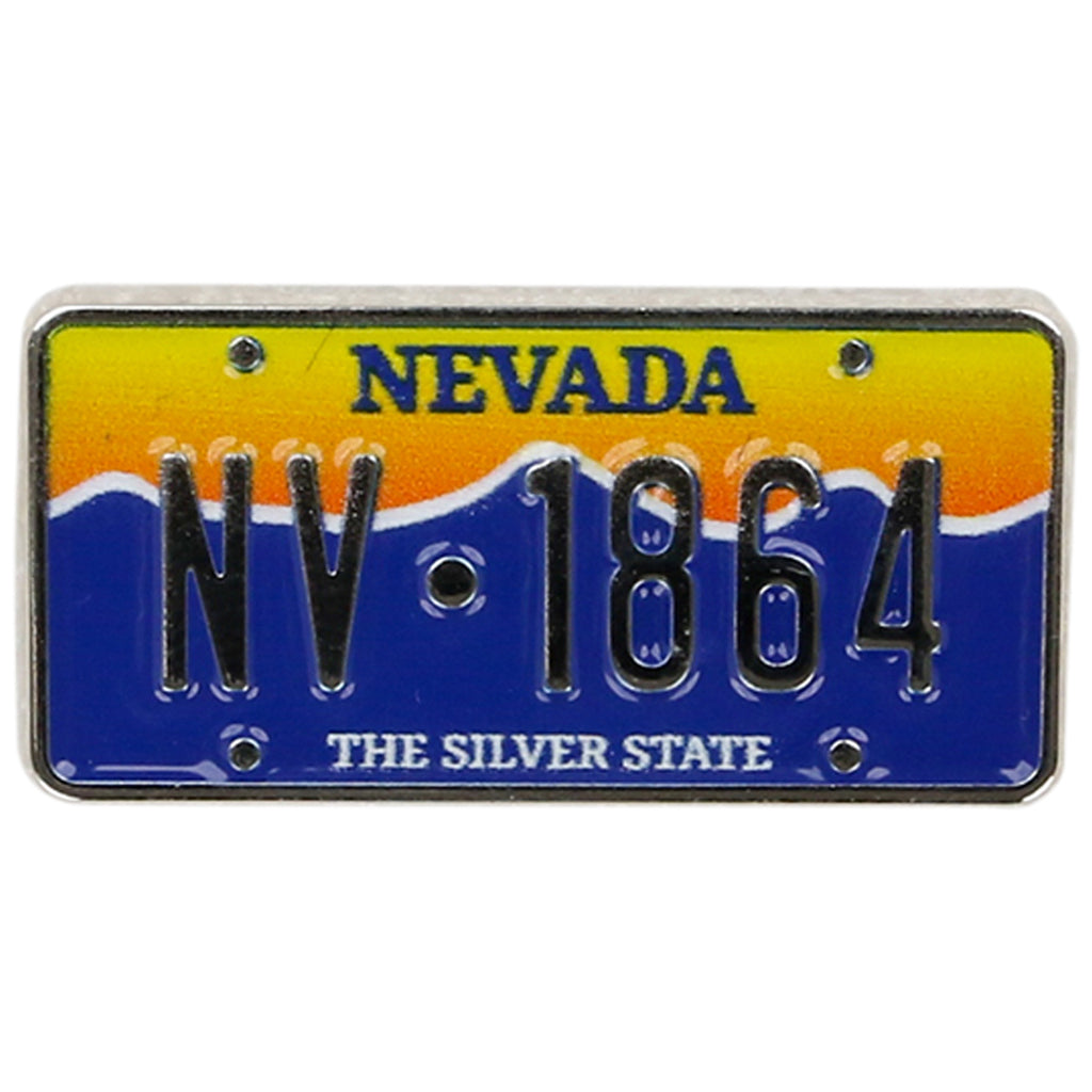 Nevada License Plate Pin