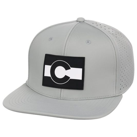 Local Crowns Colorado Performance Flat Bill - Grey