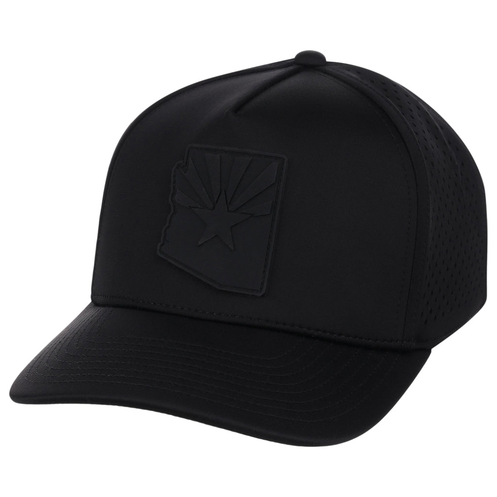 Local Crowns Arizona All Black Tech Cap - Black