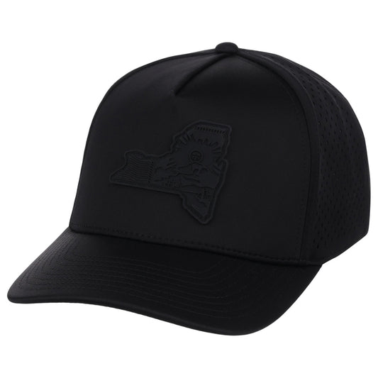 Local Crowns New York All Black Tech Cap - Black