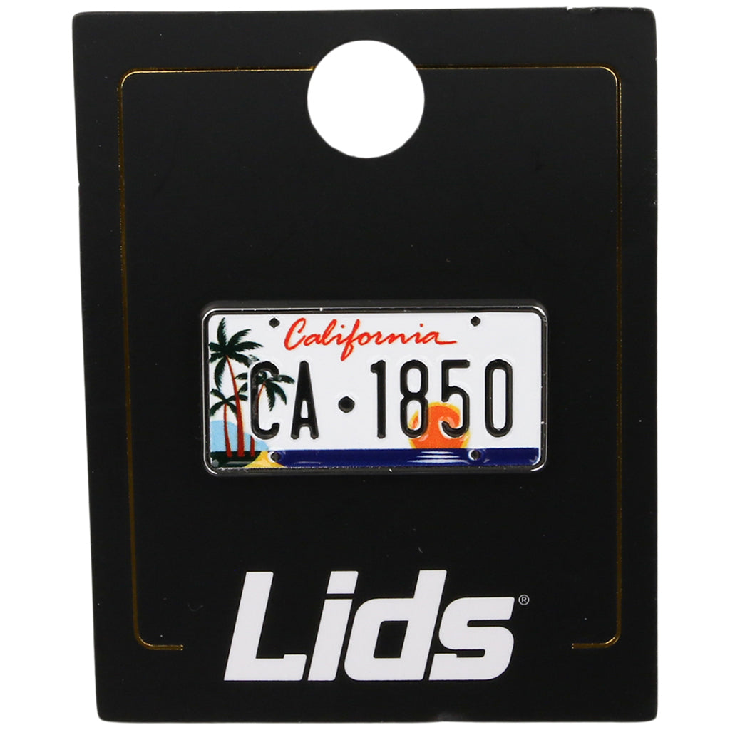 California License Plate Pin