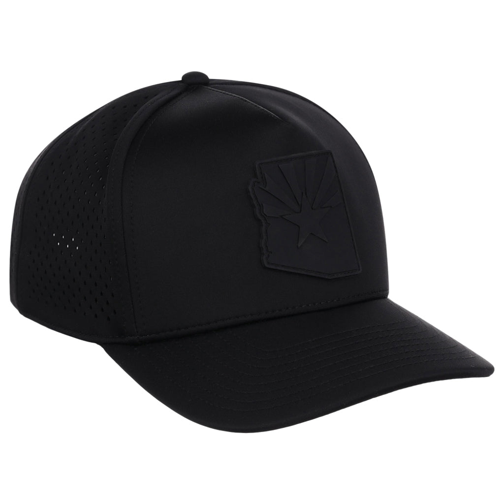 Local Crowns Arizona All Black Tech Cap - Black