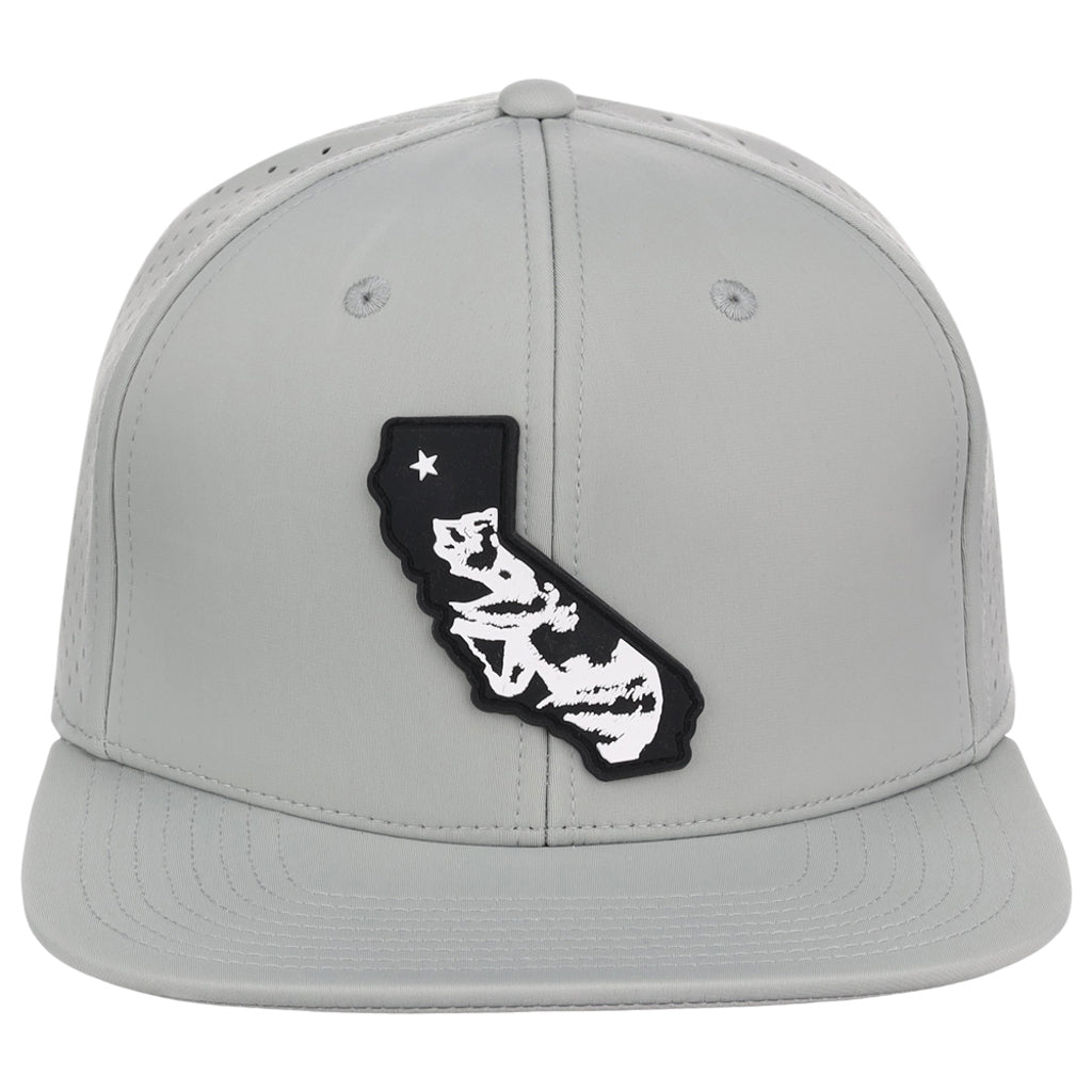 Local Crowns California Performance Flat Bill - Grey