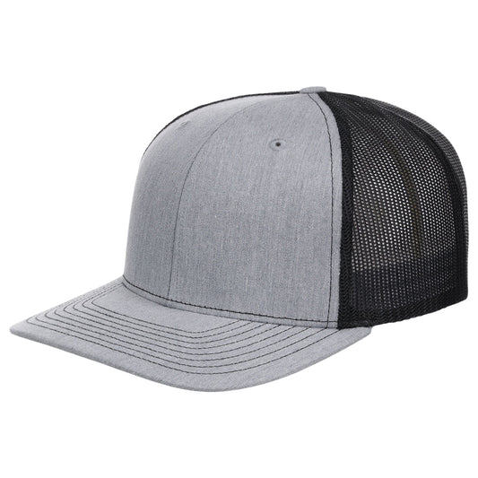 Richardson 112 Trucker - Heather Grey/Black