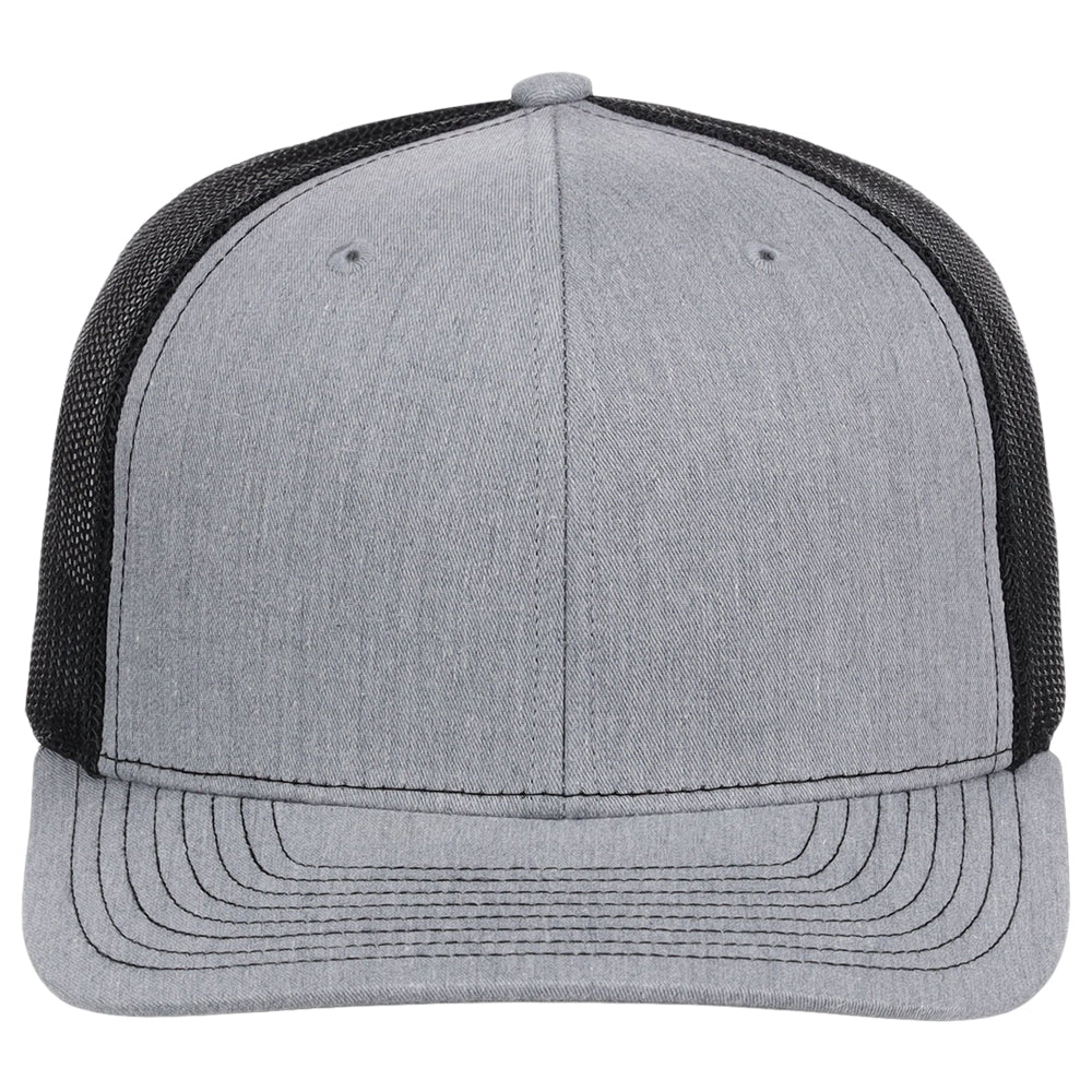 Richardson 112 Trucker - Heather Grey/Black