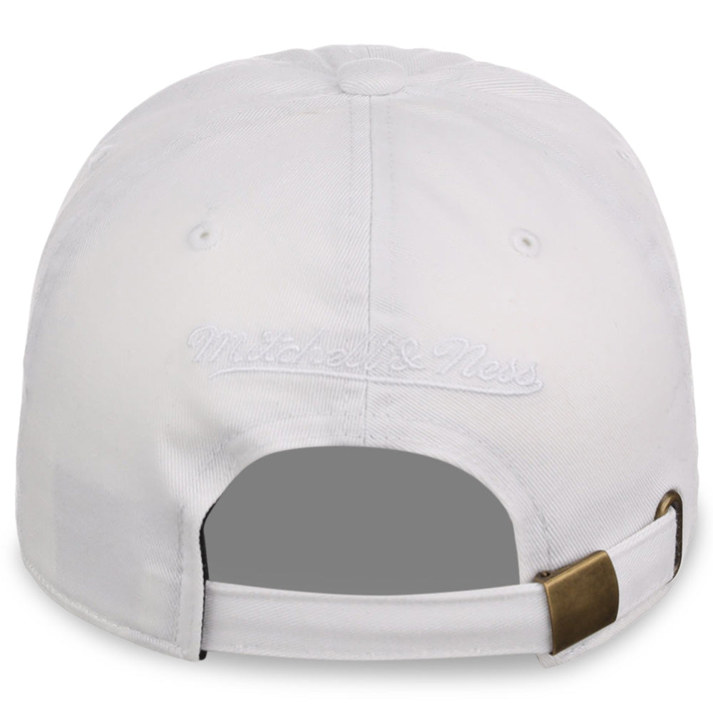Mitchell & Ness Basic Blank Dad Hat - White